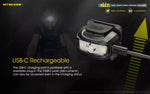 Nitecore NU35 Dual Power Source Rechargeable Headlight 460 Lumens