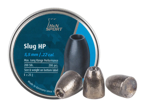 H&N Slug HP, .217 Cal. 21 Grains, Hollowpoint, 200ct