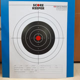 Score Keeper Target Sheet for Air Rifle, Rifle, Shotgun, Pistol & Archery (Pack of 50 Sheets)